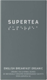 SUPERTEA English Breakfast Organic Beutel, 20 Stück