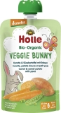 Holle Veggie Bunny Pouchy Karotte & Süsskartoffel mit Erbsen