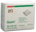 GAZIN compresses gaze 10x20cm 12-plis/17-fils sans RX, 100 pièces