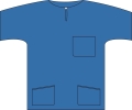 BARRIER Scrub Suit Shirt M blau, 48 Stück