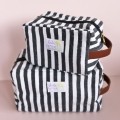 Lili Pepper Blockprint Necessaire Stripe Black SMALL