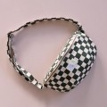 Lili Pepper Shoulder Bag Check Rose Green