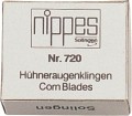 Nippes Ersatzklingen Hornhauthobel, 20 Stück