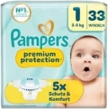 PAMPERS Prem Prot Gr1 2-5kg NB emb a ans 33 pièces