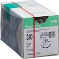 SUPRAMID 75cm DS 19 3-0 schwarz, 12 Stück