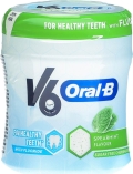 V6 OralB chewing gum Spearmint 45 pièces