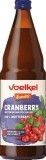 Voelkel pur jus de canneberge, 750 ml