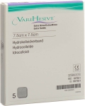 VARIHESIVE Verband 7.5x7.5cm extra dünn, 5 Stück