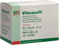 L & R Vliwasoft Vliesstoffkompresse 10x10cm 6-lagig, 50 x 2 Stück
