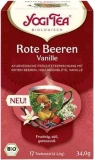 YOGI TEA Rote Beeren Vanille Tee Beutel, 17 Stück