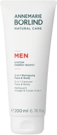 Börlind Börlind MEN 2-in 1 Reinigung Face & Body, 200 ml