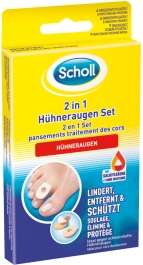 Scholl Scholl 2 in 1 Hühneraugen Set