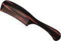 HERBA Griffkamm handgesägt Acetat braun, 19 cm