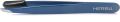 HERBA pincette biseautée inox bleue