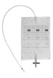 FLEXICARE Urinbeutel 2l 100cm Ablauf Rücklaufventil, 10 Stück