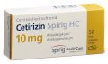 CETIRIZIN Spirig HC Filmtabletten 10 mg, 50 Stück