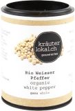Kräuterlokal Pfeffer weiss Bio ganz, 60 g