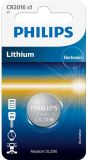 PHILIPS piles boutons  lithium CR2016, 1 pièce