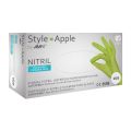 AMPRI Gants en nitrile jetables Style M sans latex apple, 100 pièces