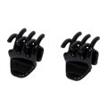 HERBA Ecofriendly pince 2.2cm noir 2 pièces