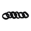 HERBA Ecofriendly Haarbinder Ø 5 cm schwarz, 6 Stück