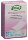 Flawa Gazekompressen 4x6 cm
