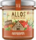 Allos Arrabbiata tartinée sur pain, 140 g