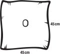 FOLIODRAPE Manschette unsteril 45x45cm Ø 7x10cm, 96 Stück