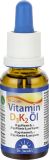 Dr. Jacob's Vitamin D3K2 Öl 800 IE/20 mcg D3+K2 640 Tropfen, 20 ml