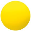 SUNDO balle d'exercice main 70mm jaune en mousse