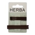 HERBA Klemme gerade braun 10 Stk. 5.5 + 7 cm