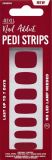 Ardell Nail Addict Strips Pedicure Sangria, 16 pièces