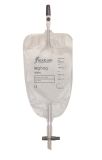 FLEXICARE Urinbeutel 500 ml 7 cm Ablauf Rücklaufventil, 10 Stück