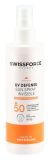 SWISSFORCE Unsichtbares Sonnenspray LSF 50+, 200 ml