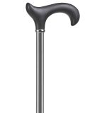 OSSENBERG Stock metallic grau 75-96cm -100kg Derby schwarz
