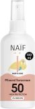 Naïf Baby & Kids Sun Spray SPF50 0% Parfum, 100 ml