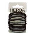 HERBA Haarbinder braun 8 Stk., Ø 5 cm