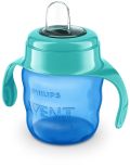 Avent Philips Sctasse à bec 200ml 6+M vert/bleu, 1 pièces