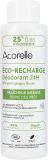 Acorelle Déodorant roll-on Eco-Recharge Fraîcheur intense 24h, 100 ml