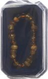 AMBERSTYLE Bernstein Armkette multicolor glänzend, 13cm