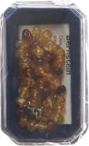 AMBERSTYLE Bernstein citrin cognac Karabiner, 32cm