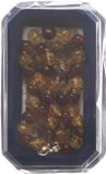 AMBERSTYLE Bernstein cognac citrin Karabiner, 36cm