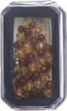 AMBERSTYLE Bernstein cognac citrin Magnetverschluss, 32cm