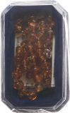 AMBERSTYLE Bernstein cognac hell Karabiner, 36cm
