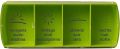 ANABOX pilulier compact un jour vert 4 cas, a/f/i