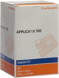 APPLICA i.v.100 fixation canules 8x6cm avec compresse, 50 pièces