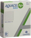 AQUACEL Ag+ Extra compresse 5x5cm, 10 pièces