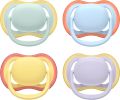 Avent Philips Sucette Ultra Air Day 0-6M vert clair/bleu clair/jaune/lila, 2 pièces