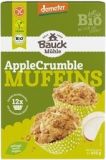 Bauck Mühle Muffins crumble aux pommes Demeter sans gluten, 400 g