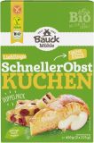 Bauck Mühle Préparation pour gâteau aux fruits rapide sans gluten, 450 g
